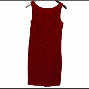 Maroon Banana Republic lace dress